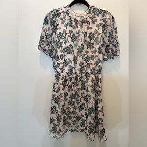 Loft White Eucalyptus Dress‎ - Size SP